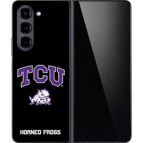 Texas Christian University TCU Horned Frogs Logo Galaxy Z Fold5 5G Skin