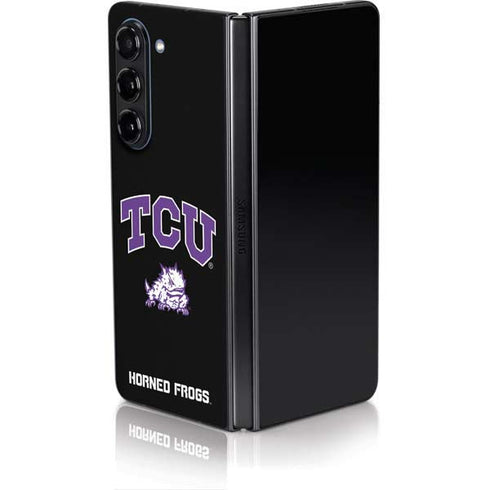 Texas Christian University TCU Horned Frogs Logo Galaxy Z Fold5 5G Skin