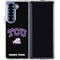 Texas Christian University TCU Horned Frogs Logo Galaxy Z Fold7 Clear Case