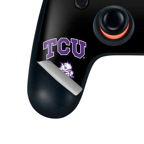 Texas Christian University TCU Horned Frogs Logo Google Stadia Controller Skin