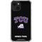 Texas Christian University TCU Horned Frogs Logo iPhone 14 Plus Clear Case