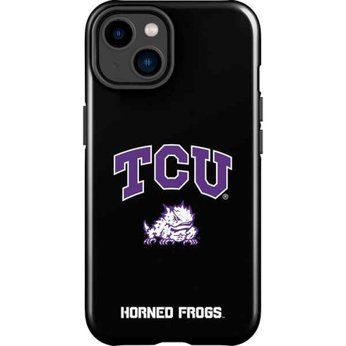 Texas Christian University TCU Horned Frogs Logo iPhone 14 Plus Impact Case