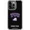 Texas Christian University TCU Horned Frogs Logo iPhone 14 Pro Clear Case