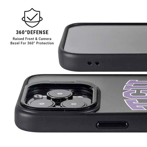 Texas Christian University TCU Horned Frogs Logo iPhone 14 Pro Max Kickstand Case