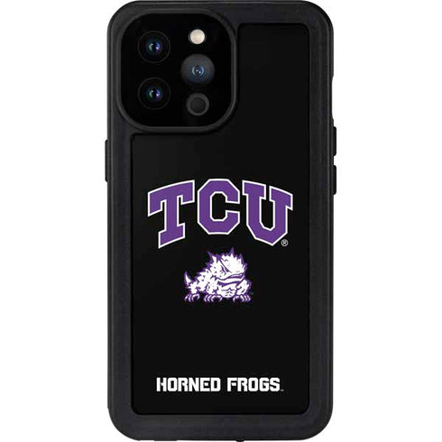 Texas Christian University TCU Horned Frogs Logo iPhone 14 Pro Max Waterproof Case