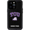 Texas Christian University TCU Horned Frogs Logo iPhone 14 Pro Waterproof Case