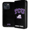 Texas Christian University TCU Horned Frogs Logo iPhone 15 Folio Case