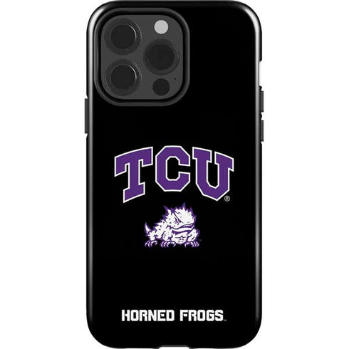 Texas Christian University TCU Horned Frogs Logo iPhone 15 Pro Impact Case