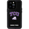 Texas Christian University TCU Horned Frogs Logo iPhone 15 Pro Waterproof Case