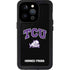 Texas Christian University TCU Horned Frogs Logo iPhone 15 Pro Waterproof Case