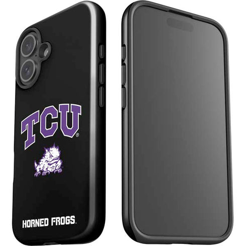 Texas Christian University TCU Horned Frogs Logo iPhone 16 Impact Case