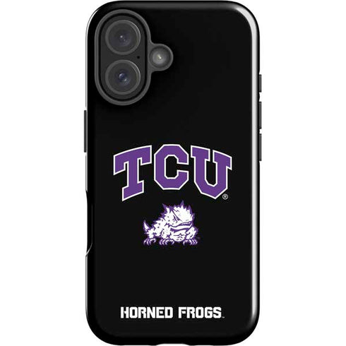Texas Christian University TCU Horned Frogs Logo iPhone 16 Plus Impact Case
