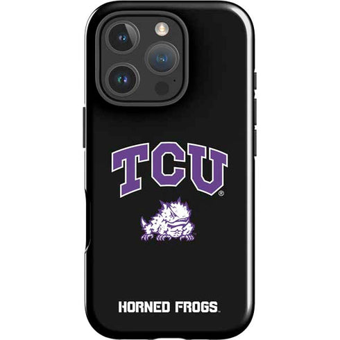 Texas Christian University TCU Horned Frogs Logo iPhone 16 Pro Impact Case
