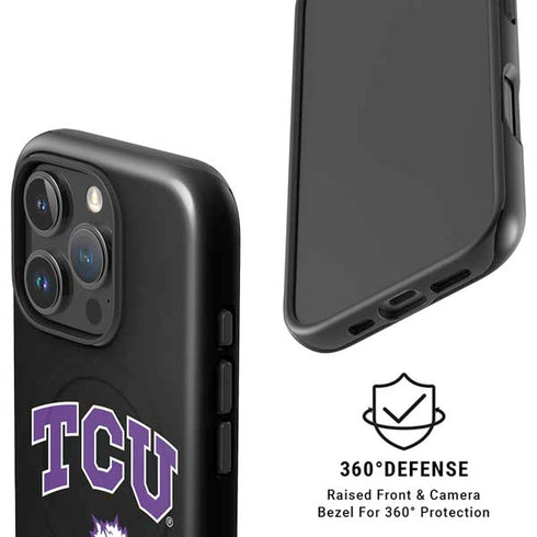 Texas Christian University TCU Horned Frogs Logo iPhone 16 Pro Max Magsafe Impact Case
