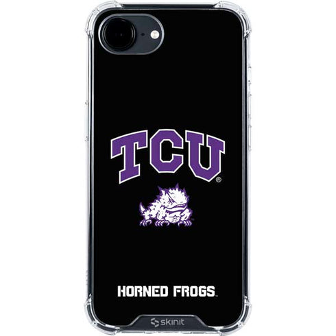 Texas Christian University TCU Horned Frogs Logo iPhone 16e Clear Case