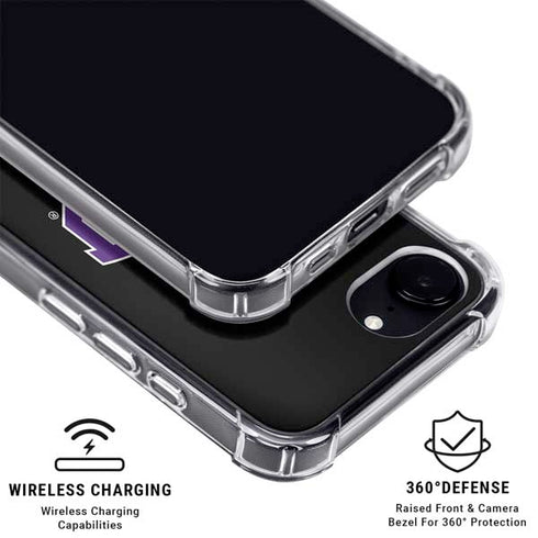 Texas Christian University TCU Horned Frogs Logo iPhone 16e Clear Case