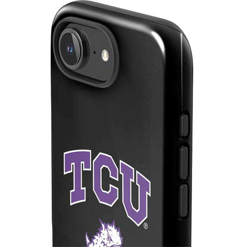 Texas Christian University TCU Horned Frogs Logo iPhone 16e Impact Case