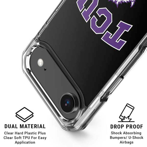 Texas Christian University TCU Horned Frogs Logo iPhone 17 Air Clear Case