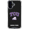 Texas Christian University TCU Horned Frogs Logo iPhone 17 Clear Case