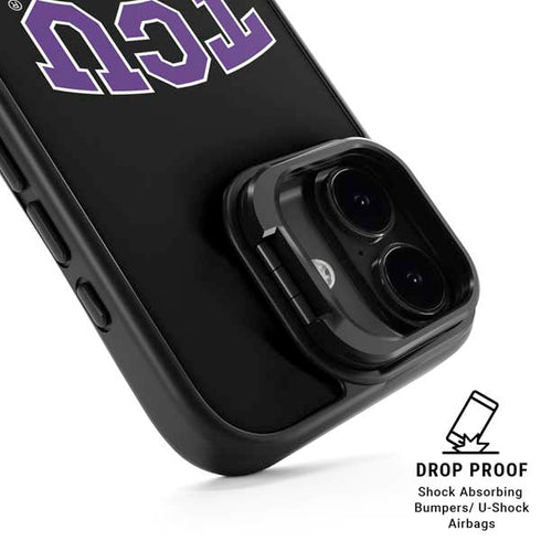 Texas Christian University TCU Horned Frogs Logo iPhone 17 Kickstand Case