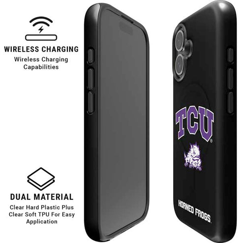 Texas Christian University TCU Horned Frogs Logo iPhone 17 Magsafe Impact Case