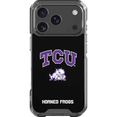 Texas Christian University TCU Horned Frogs Logo iPhone 17 Pro Clear Case