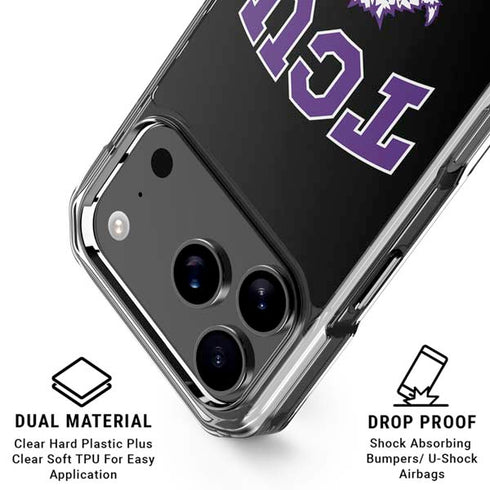 Texas Christian University TCU Horned Frogs Logo iPhone 17 Pro Clear Case