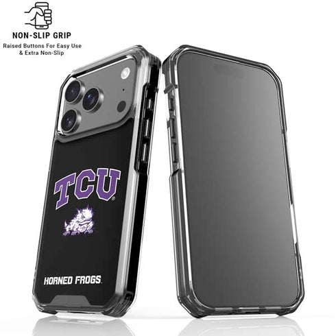 Texas Christian University TCU Horned Frogs Logo iPhone 17 Pro Clear Case