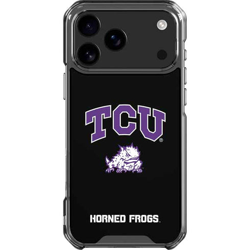 Texas Christian University TCU Horned Frogs Logo iPhone 17 Pro Max Clear Case