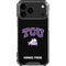 Texas Christian University TCU Horned Frogs Logo iPhone 17 Pro Max Clear Case