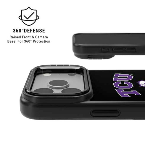 Texas Christian University TCU Horned Frogs Logo iPhone 17 Pro Max Kickstand Case