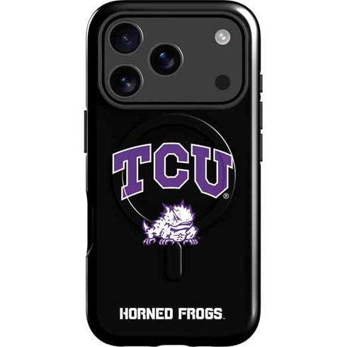 Texas Christian University TCU Horned Frogs Logo iPhone 17 Pro Max Magsafe Impact Case