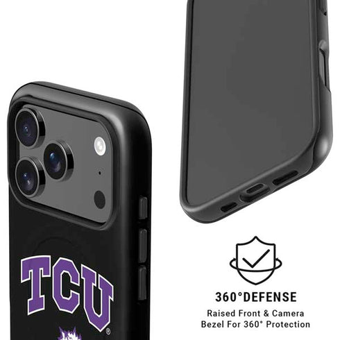 Texas Christian University TCU Horned Frogs Logo iPhone 17 Pro Max Magsafe Impact Case