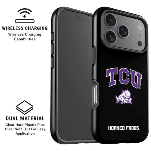 Texas Christian University TCU Horned Frogs Logo iPhone 17 Pro Max Magsafe Impact Case