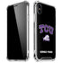 Texas Christian University TCU Horned Frogs Logo iPhone X/XS Clear Case