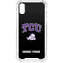 Texas Christian University TCU Horned Frogs Logo iPhone XS Clear Case
