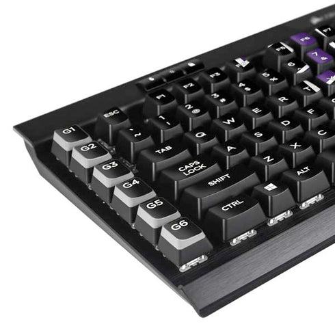 Texas Christian University TCU Horned Frogs Logo K95 RGB PLATINUM Mechanical Gaming Keyboard Skin