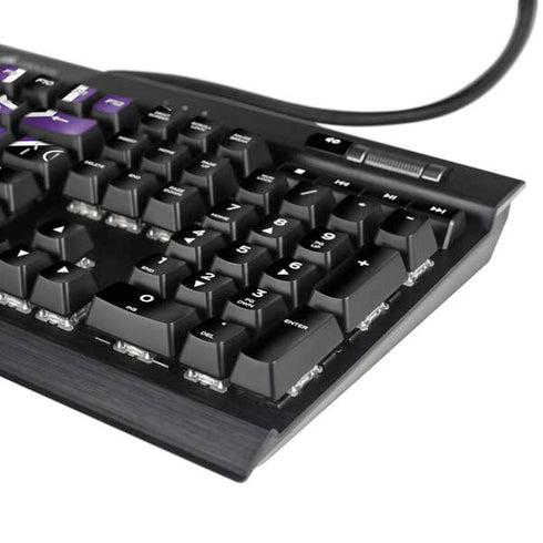 Texas Christian University TCU Horned Frogs Logo K95 RGB PLATINUM Mechanical Gaming Keyboard Skin