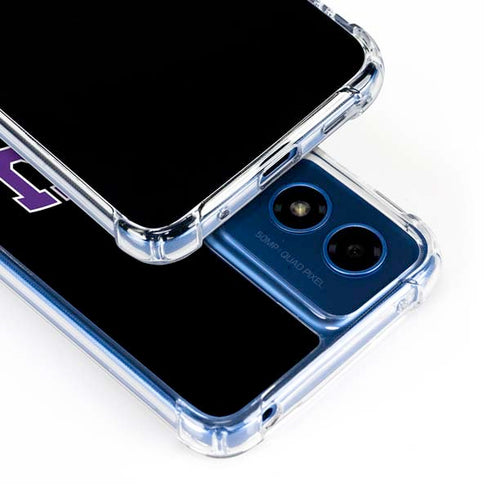 Texas Christian University TCU Horned Frogs Logo Moto G 5G (2024) Clear Case