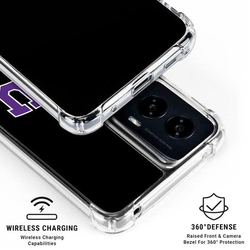 Texas Christian University TCU Horned Frogs Logo Moto G Power 5G (2024) Clear Case