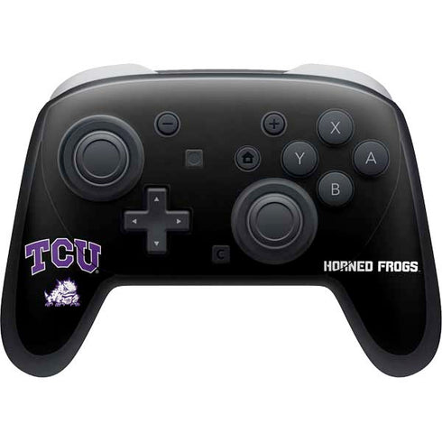 Texas Christian University TCU Horned Frogs Logo Nintendo Skins
