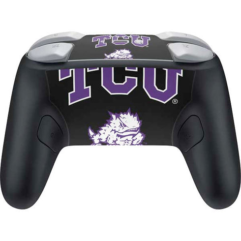 Texas Christian University TCU Horned Frogs Logo Nintendo Switch 2 (2025) Pro Controller Skin