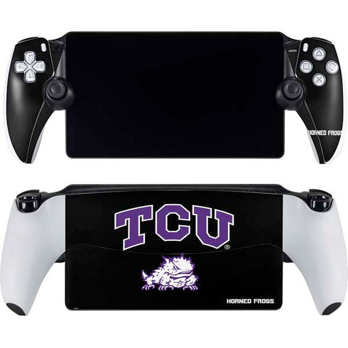 Texas Christian University TCU Horned Frogs Logo PlayStation Portal Remote Player Skin