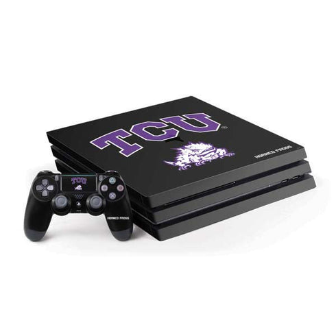 Texas Christian University TCU Horned Frogs Logo PlayStation PS4 Skins