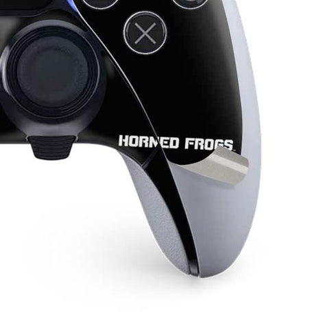 Texas Christian University TCU Horned Frogs Logo PS5 DualSense Edge Pro Controller Skin