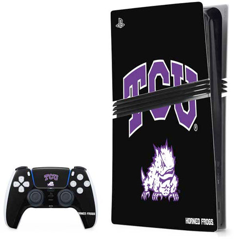 Texas Christian University TCU Horned Frogs Logo PlayStation PS5 Skins