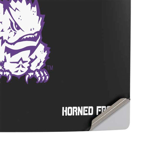 Texas Christian University TCU Horned Frogs Logo PS5 Pro Console Skin