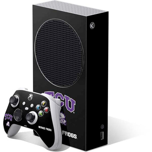 Texas Christian University TCU Horned Frogs Logo Xbox Series S Skins