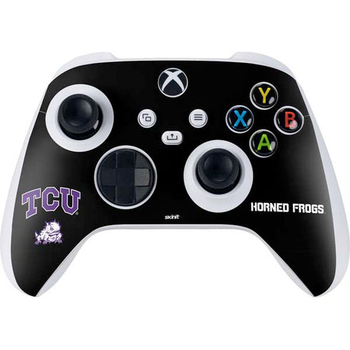 Texas Christian University TCU Horned Frogs Logo Xbox Series S Skins