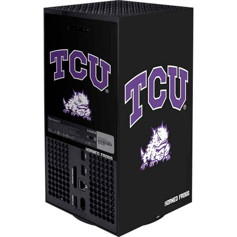 TCU Horned Frogs Logo Xbox Series X Bundle Skin
